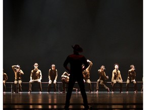 Alberta Ballet Company artists in Happy Little Things (Waiting On a Gruff Cloud of Wanting) choreographed by Aszure Barton.