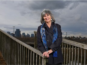 Author Joan Crate is pictured in Calgary, Alta on Friday February 19, 2016. Black Apple, is a coming-of-age story that takes place in a residential school during the Second World War. Jim Wells//Postmedia