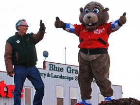 Balzac Billy gives the thumbs up to an early spring in 2013. The same forecast occurred today.