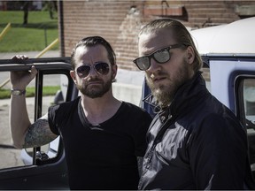 Calgary duo Double Fuzz is Jonny Whitehead, right, and Harvey Warren.