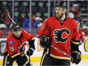 Jakub Nakladal hopes to be sticking around awhile with the Flames.