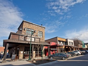 Downtown Whitefish is home to an interesting assortment of western-themed stores and businesses.
