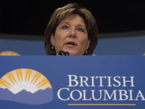 B.C. Premier Christy Clark.