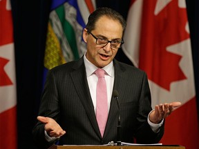 Finance Minister Joe Ceci released details on Feb. 24 on the Alberta government’s 2015-16 third quarter fiscal update.