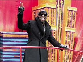 Kanye West at the 84th Macy's Thanksgiving Day Parade in New York in 2010. His new album drops this week; hear it at a local listening party at the Drum and Monkey.