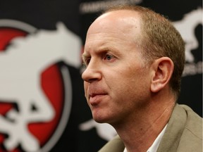 Calgary Stampeders head coach Dave Dickenson.