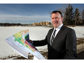 Chris Elkey, senior director for real estate at Canada Lands Company at the site for the recently-renamed community of Currie.