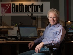 Former Calgary radio personality Dave Rutherford. (Photo by Keith Morison for National Post.)