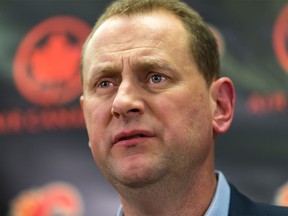 Calgary Flames general manager Brad Treliving.