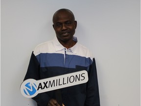 Yemi Folarin won $1 million on the MAXMILLIONS lottery on Jan. 29.