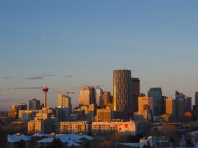Calgary has had some rough times the past couple quarters, but it looks like the city of gold on the warm winter morning in Calgary, on January 12, 2016.