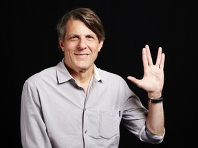 In this June 29, 2015 photo, lawyer-turned-director Adam Nimoy, son of the late Star Trek actor Leonard Nimoy,  poses for a portrait in New York to promote his documentary about his father, "For the Love of Spock."