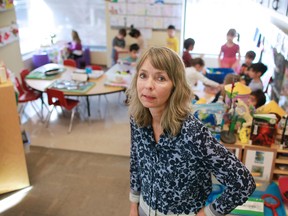 Tanya Szarko is the executive director of the Bow Valley Child Care Centre. With dismal job prospects, especially in the downtown core the daycare has seen up to 30 per cent of their parents get laid off, and their waiting list is almost depleted. Szarko was photographed at the downtown Calgary daycare on Wednesday March 9, 2016.