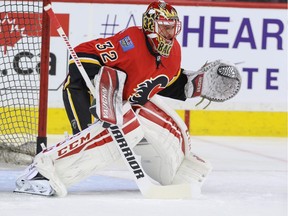 Calgary Flames goalie Niklas Backstrom