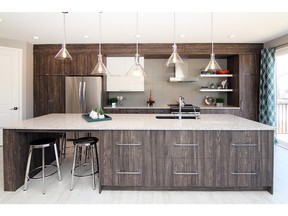 The kitchen in the Huxley III by Cedarglen Homes. The builder earned the gold award for customer experience through this year's HOME Awards.