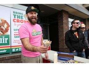 Nicholas Nahas, president of King of Donair from Halifax, says he's looking at opening a permanent shop in Calgary after a huge reception to a pop-up store last week.