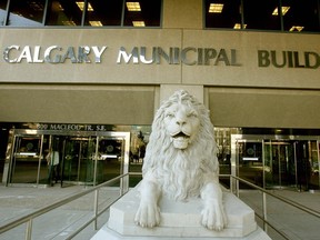 Calgary's Municipal Building on Macleod Tr and 8 Ave SE