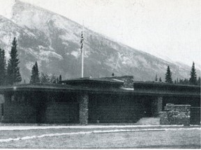 Frank Lloyd Wright's Banff Pavilion.