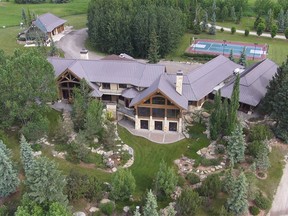 Kestrel Ridge Farm, a luxury residential property, which includes a world-class equestrian facility, in Springbank, just outside Calgary.