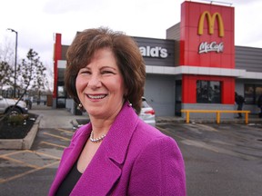 Shelly Hansen, McDonald's Regional Vice President, Western Canada, in Calgary on Thursday, March 17, 2016.
