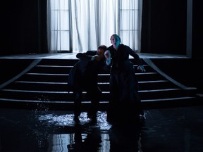 Myla Southward and Braden Griffiths in Vertigo Theatre's The Turn of The Screw.