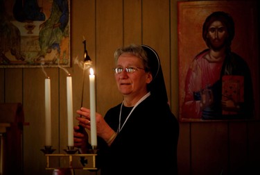 Sister Laura Prokop, 69, is the last nun living at the Sisters Servants of Mary Immaculate convent in Calgary, Ab., on Tuesday February 23, 2016. Leah Hennel/Postmedia