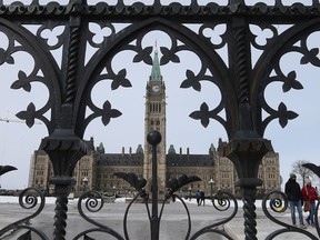 Parliament Hill in Ottawa.