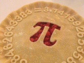 Calgary's Pie Cloud gets into the Pi Day spirit with this delicious math-themed offering. Courtesy @piecloudcalgary.