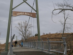 The Sandy Beach Bridge.