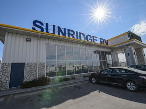 Sunridge RV & Trailer Sales in Airdrie on Monday, March 28, 2016.