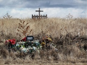 The Blood Reserve Cemetery near Standoff was photographed on Thursday March 17, 2016. The reserve is still struggling to find ways to deal with ongoing addiction on the reserve which has left many dead tearing families and the community apart. (Gavin Young/Postmedia) (For City section story by Reid Southwick) Trax#