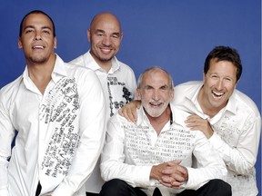 The Nylons, featuring, from left, Gavin Hope, Tyrone Gabriel, Claude Morrison and Garth Mosbaugh.