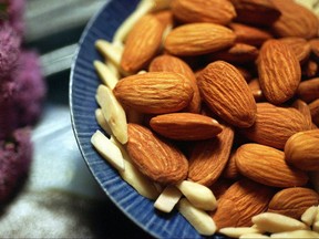 The price of almonds has shot up.