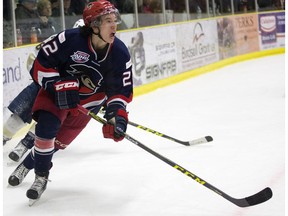 Parker Foo scored the overtime winner for the Brooks Bandits in a 2-1 win over the Spruce Grove Saints in Game 3 of the AJHL final on Monday. The Bandits are up 2-1 in the series.