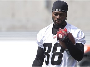 #88 Carlton Mitchell. RedBlacks practice at TD Place July 30 2014.  (Pat McGrath / Ottawa Citizen)