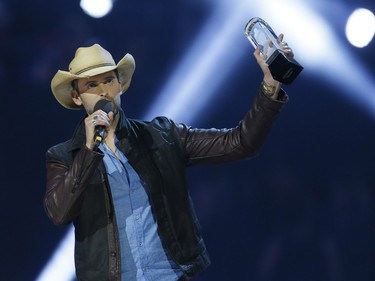 Dean Brody wins the Country Album of the Year Juno during the Juno Awards at the Scotiabank Saddledome in Calgary, Alta., on Sunday, April 3, 2016. The Juno Awards celebrate the best in Canadian music.