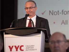 Garth Atkinson, president and CEO of the Calgary Airport Authority, announced Tuesday that he'll retire at the end of 2016.