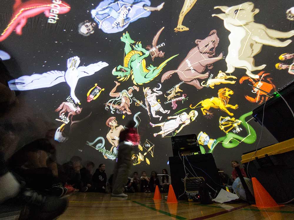 Our Town Astronomer for hire brings mobile to the kids