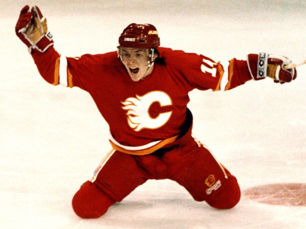 FILE - In this February 1986 file photo, Calgary Flames' Gary