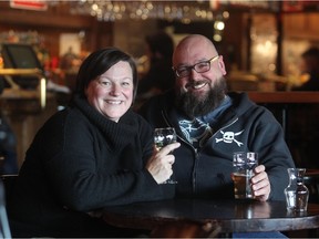 Ship & Anchor entertainment manager Darren Ollinger, pictured with marketing manager Nicola Trolez , wanted to keep the annual Songwriting Contest going this year despite some changes.