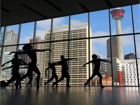 Decidedly Jazz Danceworks rehearse in one of the stunning new studio spaces in their new dance centre during a media tour on Wednesday, April 27, 2016. GAVIN YOUNG/POSTMEDIA