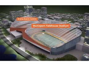 The hybrid arena-stadium-fieldhouse complex was supposed to cost $890 million to build, but a more thorough assessment by the city pegs the true cost at closer to $1.8 billion.