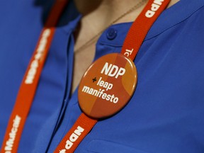 Alberta NDPs are trying to distance themselves from federal counterparts who support the Leap Manifesto calling for a quick end to fossil fuels.