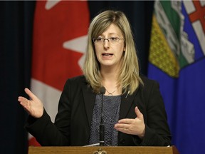 Service Alberta Minister Stephanie McLean speaks about the Fair Trading Amendment Act which was introduced in Alberta on April 13, 2016. The bill aims to increase consumer protection by giving the Minister proper oversight powers over delegated regulatory organizations, including the Alberta Motor Vehicle Industry Council.