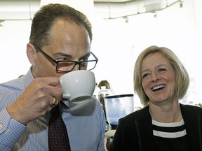 Finance Minister Joe Ceci and Premier Rachel Notley are spending $750,000 of taxpayer money on advertising promoting last week's provincial budget.