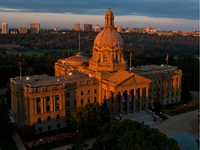 Alberta Legislature buildings in Edmonton, 2016.