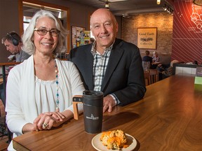 Good Earth Coffeehouse founders Nan Eskenazi and Michael Going are celebrating the 25th anniversary of the business.