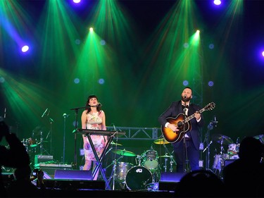 The Fortunate Ones perform during the 2016 Juno Gala Dinner and Awards in Calgary, Alta., on Saturday, April 2, 2016.