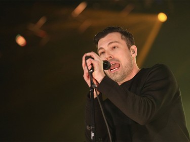 Young Empires performs during the 2016 Juno Gala Dinner and Awards in Calgary, Alta., on Saturday, April 2, 2016.