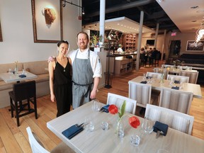 Christina Mah and James Waters were photographed in their new restaurant Klein/Harris on Stephen Avenue Mall on Thursday March 31, 2016.  Gavin Young/Postmedia